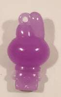 Sanrio My Melody 1" Purple Tall Rubber Toy Figure Keychain Charm