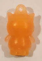 Sanrio Hello Kitty Badtz Maru Orange 1" Tall Rubber Toy Figure Keychain Charm