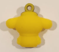 Sanrio Hello Kitty Pompompurin White Clothes 1" Tall Rubber Toy Figure Keychain Charm