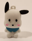 Sanrio Hello Kitty Pochacco 1 1/2" Tall Rubber Toy Figure Keychain Charm