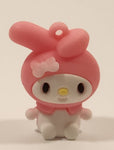 Sanrio My Melody 1 3/8" Tall Rubber Toy Figure Keychain Charm