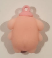 Sanrio Hello Kitty Pompompurin Pink 1 1/4" Tall Rubber Toy Figure Keychain Charm