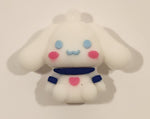 Sanrio Hello Kitty Cinnamoroll 1 1/4" Tall Rubber Toy Figure Keychain Charm