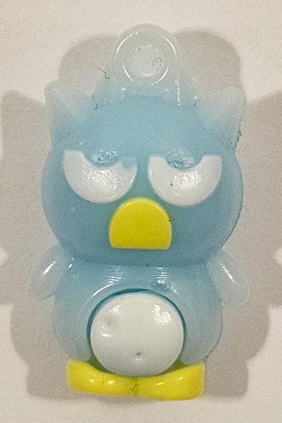 Sanrio Hello Kitty Badtz Maru Light Blue 1" Tall Rubber Toy Figure Keychain Charm