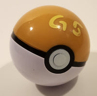 Nintendo Pokemon Crystal Pop Action GS Ball Pokeball Gold and Silver Plastic Toy Ball