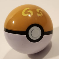 Nintendo Pokemon Crystal Pop Action GS Ball Pokeball Gold and Silver Plastic Toy Ball