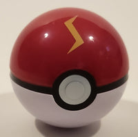 Nintendo Pokemon Pop Action Pikachu's Pokeball Red and White with Lightning Bolt Opening Plastic Toy Ball