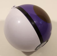 Nintendo Pokemon Pop Action Master Ball Pokeball Purple and White with The Letter M Plastic Toy Ball