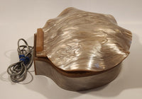 Rare Vintage 1970s TeleConcepts Pearl Oyster Clamshell Shaped Rotary Telephone