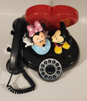 KNG America Disney Mickey Mouse and Minnie Mouse Heart Themed Animated Talking Phone 9" Tall