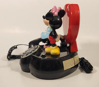 KNG America Disney Mickey Mouse and Minnie Mouse Heart Themed Animated Talking Phone 9" Tall