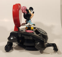 KNG America Disney Mickey Mouse and Minnie Mouse Heart Themed Animated Talking Phone 9" Tall