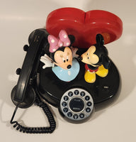 KNG America Disney Mickey Mouse and Minnie Mouse Heart Themed Animated Talking Phone 9" Tall