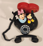 KNG America Disney Mickey Mouse and Minnie Mouse Heart Themed Animated Talking Phone 9" Tall