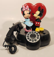 KNG America Disney Mickey Mouse and Minnie Mouse Heart Themed Animated Talking Phone 9" Tall