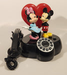 KNG America Disney Mickey Mouse and Minnie Mouse Heart Themed Animated Talking Phone 9" Tall