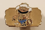 Vintage Joe Juneau Alaska Gold Miner Cufflink (Single)