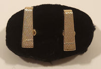 Vintage Narrow Textured Gold Tone Cufflinks