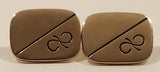 Vintage Flex-Let Quality U.S.A. Gold Tone Cufflinks