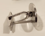 Vintage Smibo Smith and Bond Monogrammed Engraved Sterling Silver Cufflinks