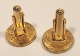 Vintage 1976 Montreal Summer Olympics Gold Tone Cufflinks
