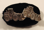 Vintage Michigan Front End Loader Silver Tone Cufflinks