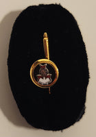 Vintage Knights of Columbus 4th Degree Enamel Gold Tone Cufflinks Set and Tie Stud