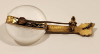 Spanish Damascene Banjo Brooch Pin Made in Spain