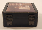 Vintage Arc de Triomphe Paris France Inlaid Ceramic Tile Wood Jewelry Trinket Box