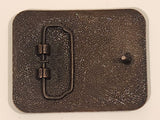 Vintage Century Canada Snap-On Tools Red Enamel Copper Tone Metal Belt Buckle