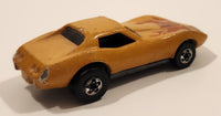 1988 Hot Wheels Color Racers Corvette Stingray Metallic Gold Die Cast Toy Car Vehicle