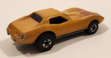 1988 Hot Wheels Color Racers Corvette Stingray Metallic Gold Die Cast Toy Car Vehicle