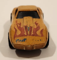 1988 Hot Wheels Color Racers Corvette Stingray Metallic Gold Die Cast Toy Car Vehicle