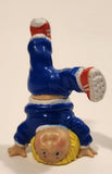 Vintage 1984 OAA Cabbage Patch Kids Handstand Blue Clothes 2 1/2 PVC Toy Figure