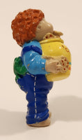 Vintage 1984 OAA Cabbage Patch Kids Boy Holding Cookie Jar Eating Cookies 2 3/8" PVC Toy Figure
