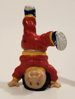 Vintage 1984 OAA Cabbage Patch Kids Handstand Red Clothes 2 1/2 PVC Toy Figure