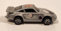 1996 Hot Wheels Sports Car Porsche 930 Home Run Silver Die Cast Toy Sports Car Vehicle