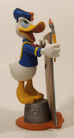 Disney Disneyland Donald Duck Painter Artist 8" Tall Resin Figurine Sculpture Photo Picture Holder