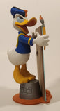Disney Disneyland Donald Duck Painter Artist 8" Tall Resin Figurine Sculpture Photo Picture Holder