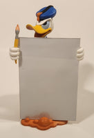 Disney Disneyland Donald Duck Painter Artist 8" Tall Resin Figurine Sculpture Photo Picture Holder
