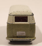 Vintage Corgi Volkswagen Van Bus Olive Green and White Die Cast Toy Car Vehicle Made in Gt. Britain