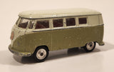 Vintage Corgi Volkswagen Van Bus Olive Green and White Die Cast Toy Car Vehicle Made in Gt. Britain