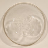 Vintage Gailstyn It's A Dilly 22K Gold Trimmed 10 1/4" Glass Salad Bowl with Embossed Floral Base
