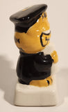 Vintage 1980s Enesco Style Garfield in Graduation Cap and Gown with Diploma Porcelain Figurine