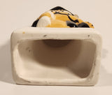 Vintage 1980s Enesco Style Garfield in Graduation Cap and Gown with Diploma Porcelain Figurine