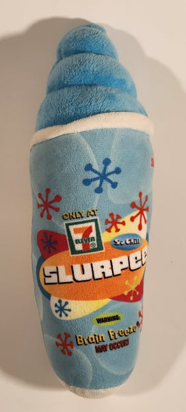 2019 7-Eleven Blue Slurpee Shaped 10" Tall Stuffed Toy Plush