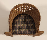 Vintage Wilhelmina Hand Made Wicker Chair Dollhouse Sized Miniature Toy