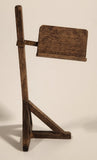 Vintage Wood Adjustable Height Sheet Music Stand Dollhouse Sized Miniature Toy