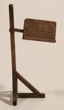 Vintage Wood Adjustable Height Sheet Music Stand Dollhouse Sized Miniature Toy