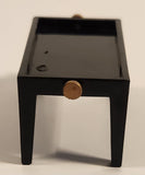 Vintage Black Plastic Table Dollhouse Sized Miniature Toy